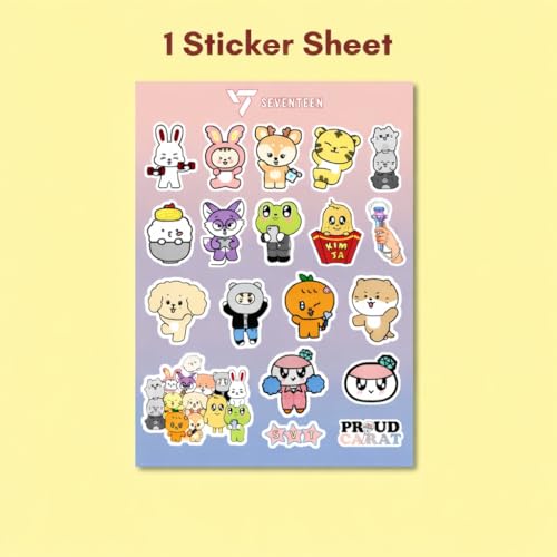 Image of Seventeen Poster Combo Pack of 6 Poster, 10 Photocards, 10 Polaroids, 1 Sticker Sheet (All Self Adhesive 125GSM) | Pinterest Wall Posters | K-Pop Posters, Photocards | All in One Combo (Seventeen)