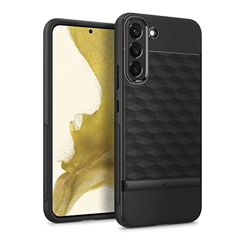 Caseology Parallax Case Compatible with Samsung Galaxy S22 5G - Matte Black Cover