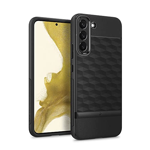 Caseology Parallax for Galaxy S22 Plus Case [Military Grade Drop Tested] Enhanced Ergonomic Design - Matte Black