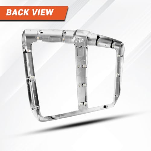 Image of Chrome Grille for Kenworth T680 2015-2022 [Grill Frame] Replacement Kenworth T680 Front Grill (No Mash)
