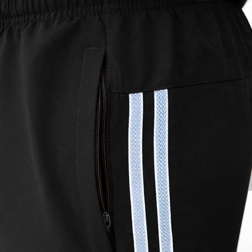 Image of NINQ Men's Sports Shorts with White Side Patti Design | Running Shorts for Men Gym Shorts for Men Workout | Stylish Mens Shorts Casual Wear Sports Shorts.