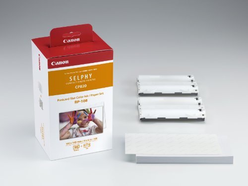 Amazon.com: 4 X Canon RP-108 High-Capacity Color Ink/Paper Set Ink