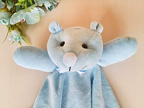 Naninha Plush Ursinho Prendedor de Chupeta (Azul)