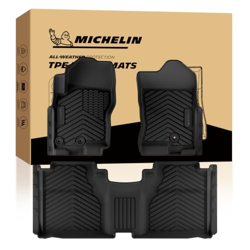 Image of Michelin Vehicle Mats for 2009-2021 Nissan Frontier King Cab | Not Fit Crew Cab, All-Weather TPE Custom Fit Liner, Premier