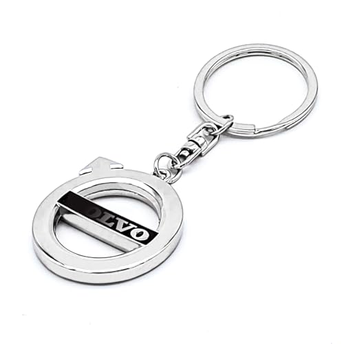 Image of Creative Car Logo Keychain for Car 3D Chrome Metal Alloy Key Chain Gifts for Women and Men Keyring Universal Size