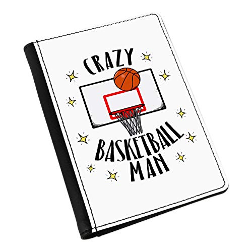 Protège-passeport basket pour homme en simili cuir durable étui de voyage imprimé sport