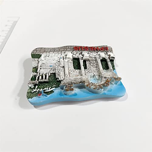 Imán de nevera 3D Turquía Ephesus en resina miniatura 4