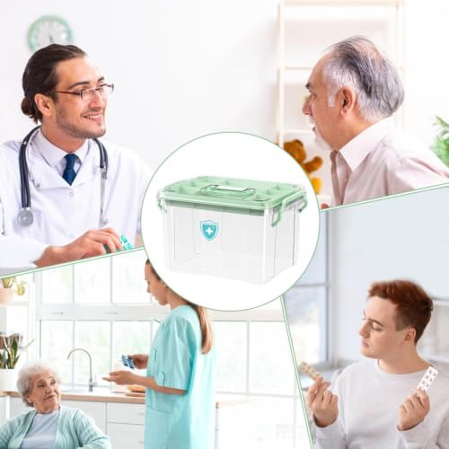 Boîte de rangement transparente pour stocker les médicaments - 8