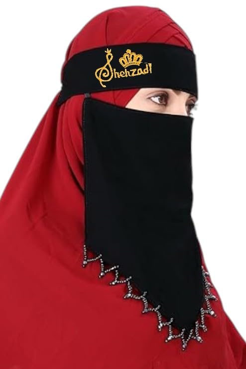 CRENCH CREATION Polyester Women's Fidoush Fabric Fashion Nosepiece