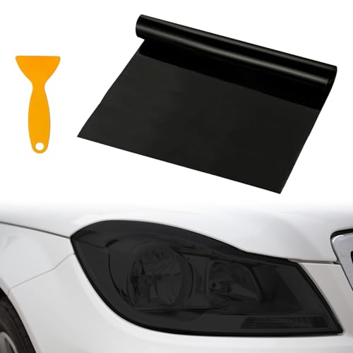Pellicola oscurante per fari auto, impermeabile, pellicola protettiva universale in vinile per fendinebbia, copertura adesiva protettiva per luci auto, involucro ad alta trasmissione, copertura