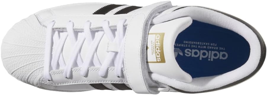 adidas Mens Pro Shell Adv Skate Skate Sneakers Shoes - White