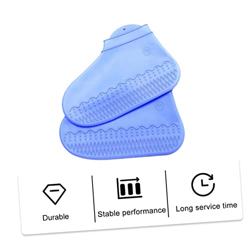 Cubrezapatos de silicona impermeables reutilizables para lluvia, protectores de zapatos miniatura 6