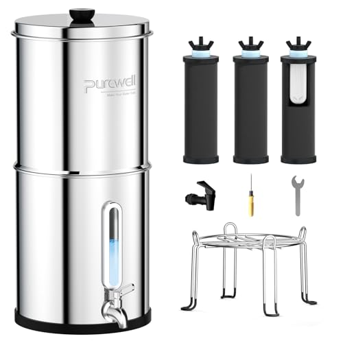 Purewell 4-Stage Gravity-fed Water Filter System