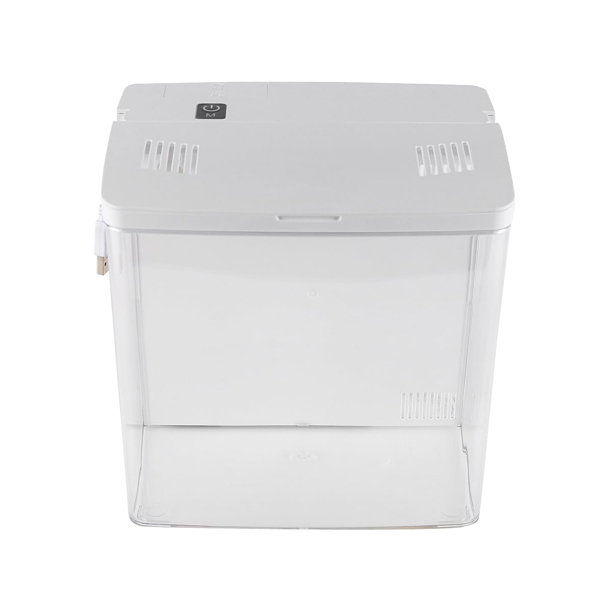 Nicear Fish Tank 1.3 Gallon Small Fish Tank with Triple-Layer Filter and Automatic Cleaning System for Small Aquatic Creatures