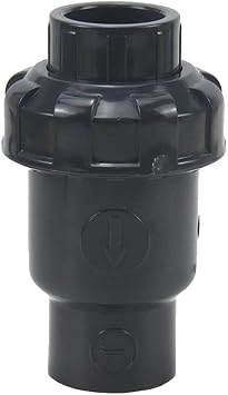 lever ball valves,ball valve,1pcs 20 25 32 40 50 63mm UPVC Check Valve,1/2" - 2" Plastic PVC Ball Check Valve,One-Way Valve,Plumbing System Parts SizeInner 25mm Size Inner 40mm Si  Color In