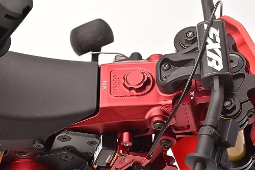 Aluminum 7075 Steering Servo Protector Plate for LOSI 1:4 Promoto MX Motorcycle Dirt Bike RTR FXR LOS06000 LOS06002 Upgrades - Red