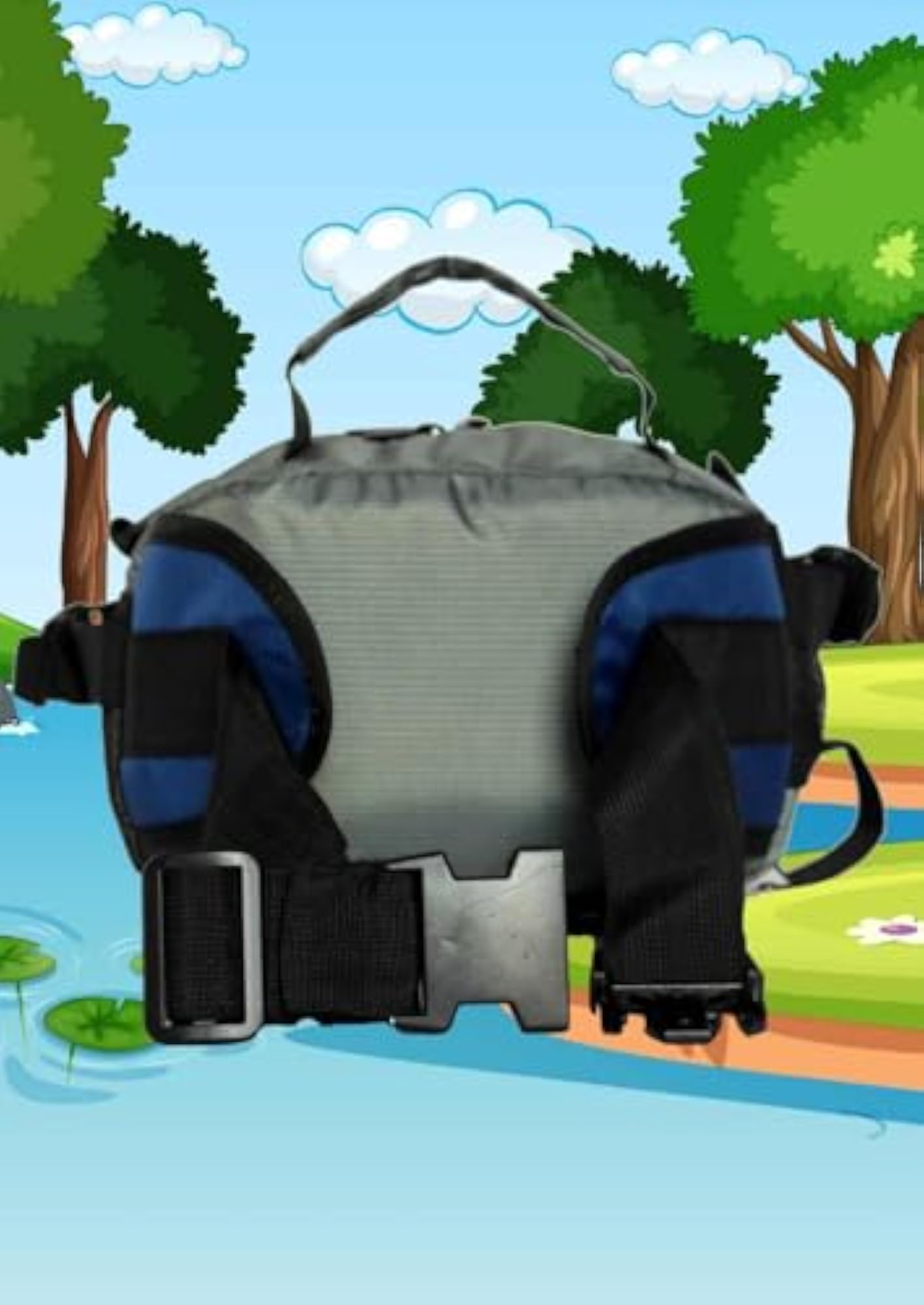 Adjustable Travel Waist Pouch with Multiple Zipper Pockets
