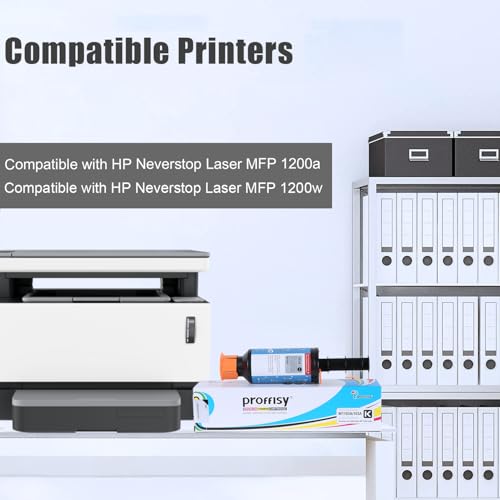 Image of proffisy 103A Toner Cartridge, W1103A Toner Reload kit Compatible with HP Neverstop Laser MFP 1200w, Neverstop Laser MFP 1200a(2 pcs)