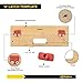 Big Horn 70157 'B' Latch & Strike Template Kit – Bamboo Router Jig for Door Latch and Deadbolt Strike Installation, 1-1/8