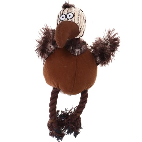 BCOATH 犬用 固めおもちゃ きしむ柔らかいぬいぐるみ鳥のおもちゃ 楽しいインタラクティブ犬用 小型犬、中型犬、大型犬用