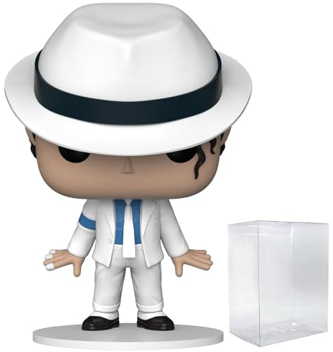POP Rocks: Michael Jackson - (Lean) Smooth Criminal Funko Figura de vinilo (empaquetado con funda protectora de caja compatible), multicolor, 3.75 pulgadas