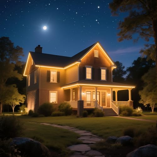 Yescom Tira LED Neón Exterior 30.48 m Luz Blanca Cálida miniatura 6
