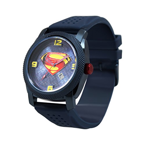 Man Of Steel"Blue" Limited Edition Collection Watch Silicon Band (Mos9034) #TOP2