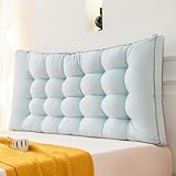 [ Coton lavé de qualité supérieure] : Fabriqué à partir de coton lavé de haute qualité, cet oreiller est doux pour la peau, respirant et confortable au toucher. Le tissu durable assure une utilisation durable sans boulocher, ce qui en fait un choix parfait pour la décoration de votre chambre.