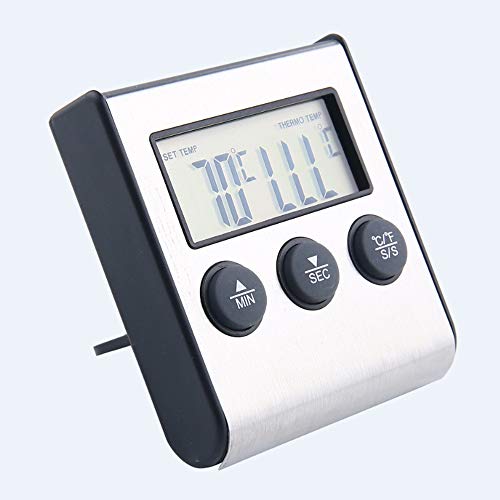 Nishore Termômetro digital de carne para churrasco Cozinha de alimentos Termômetro Sonda Bife Medido