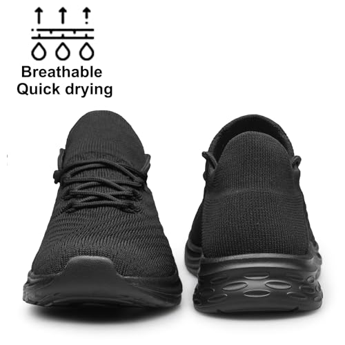 YHOON Mens Walking Shoes Slip on Casual Shoes Lightweight Workout Gym Tennis Shoes4