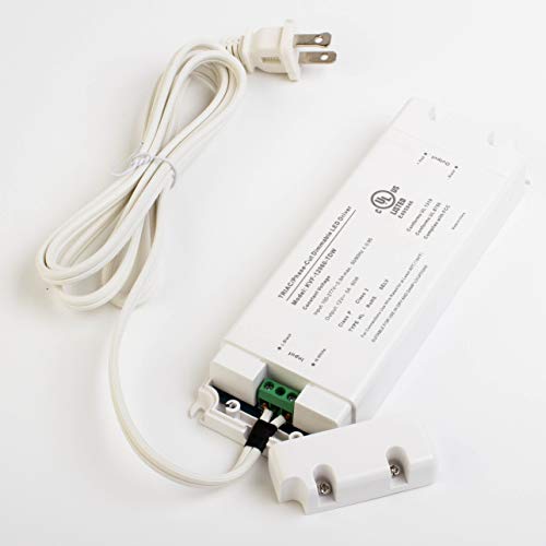 Image of 12v UL Listed 60w Triac Dimmable Driver Transformer Constant Voltage Class 2 100v - 277v Input Power Supply for LED Strip Light Control by AC Wall Dimmer (12v 60w)