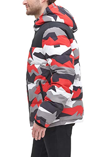 Image of DKNY Men's Mixed Media Quilted Puffer Jacket