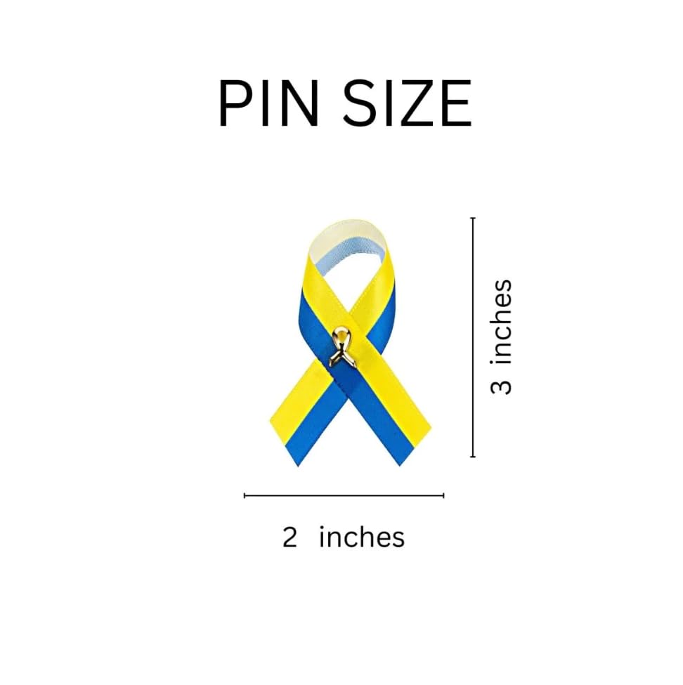 Image of 1 /2 /5 /10 /25 /50 /100pcs Satin Awareness Ribbon Pins (Pick your color), for Cancer & Disease Awareness, Bulk Quantities for Fundraising, Events, Gift Giving