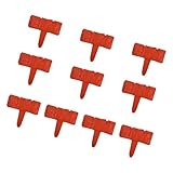 10 Stück PVC Gartenzaun, Hof, Rasen, Blumeneinfassung, einfaches ineinandergreifendes Design für Beete, Gartenarbeit, Beete