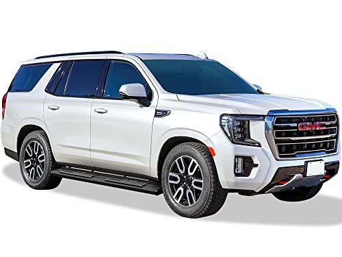 Estribos OEM negros estilo APS para Chevy Tahoe 2021-2026 miniatura 5