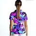 Womens Golf Shirt Short Sleeve 80s 90s Outfit for Women 80s Golf Shirt