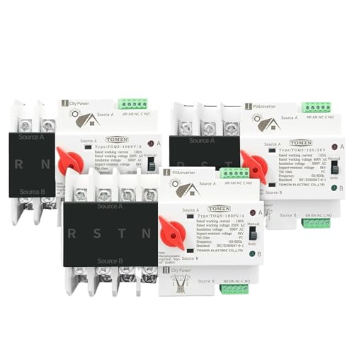 Interruptor de transferencia automática sin interrupción para inversor 125A