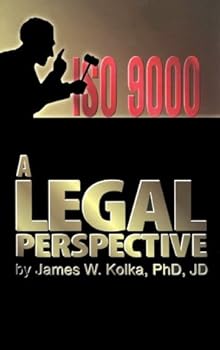 Hardcover Iso 9000: A Legal Perspective Book