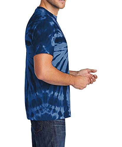 JustBlanks Mens 100% Cotton Short Sleeves Regular Fit Casual Tie-Dye T-Shirt3