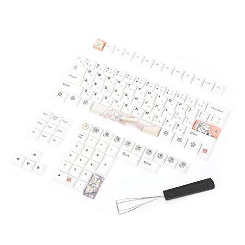 Image of Aiterwu Five-Faced Dyed Wear Resistance Mechanical Keyboard Keycap Full Set for Mechanical Keyboard (Lion)