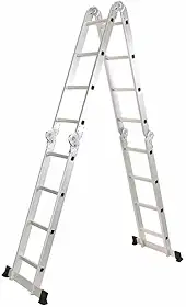 Escada Articulada Multifuncional 4x4 Alumínio Fortt 16 Degraus 4.47m - EAM4X4