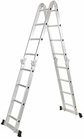 Escada Articulada Multifuncional 4x4 Alumínio Fortt 16 Degraus 4.47m - EAM4X4