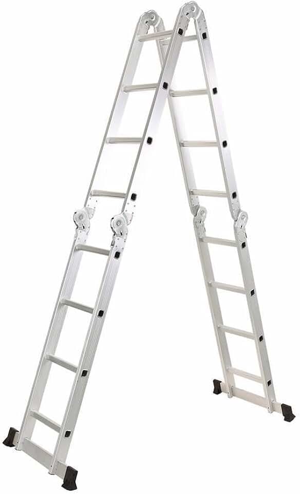 Escada Articulada Multifuncional 4x4 Alumínio Fortt 16 Degraus 4.47m - EAM4X4
