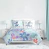 Jay Franco Disney Lilo and Stitch Queen Size Comforter Set - 7 Piece Bedding Includes Sheet Set & Pillow Covers - Super Soft Tropical Bedding #1