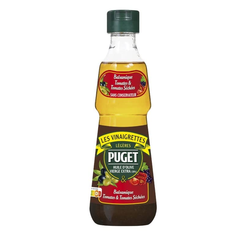 PUGET - Vinaigrette Balsamique Tomates Sechées 330 Ml - ( Lot De 4 )