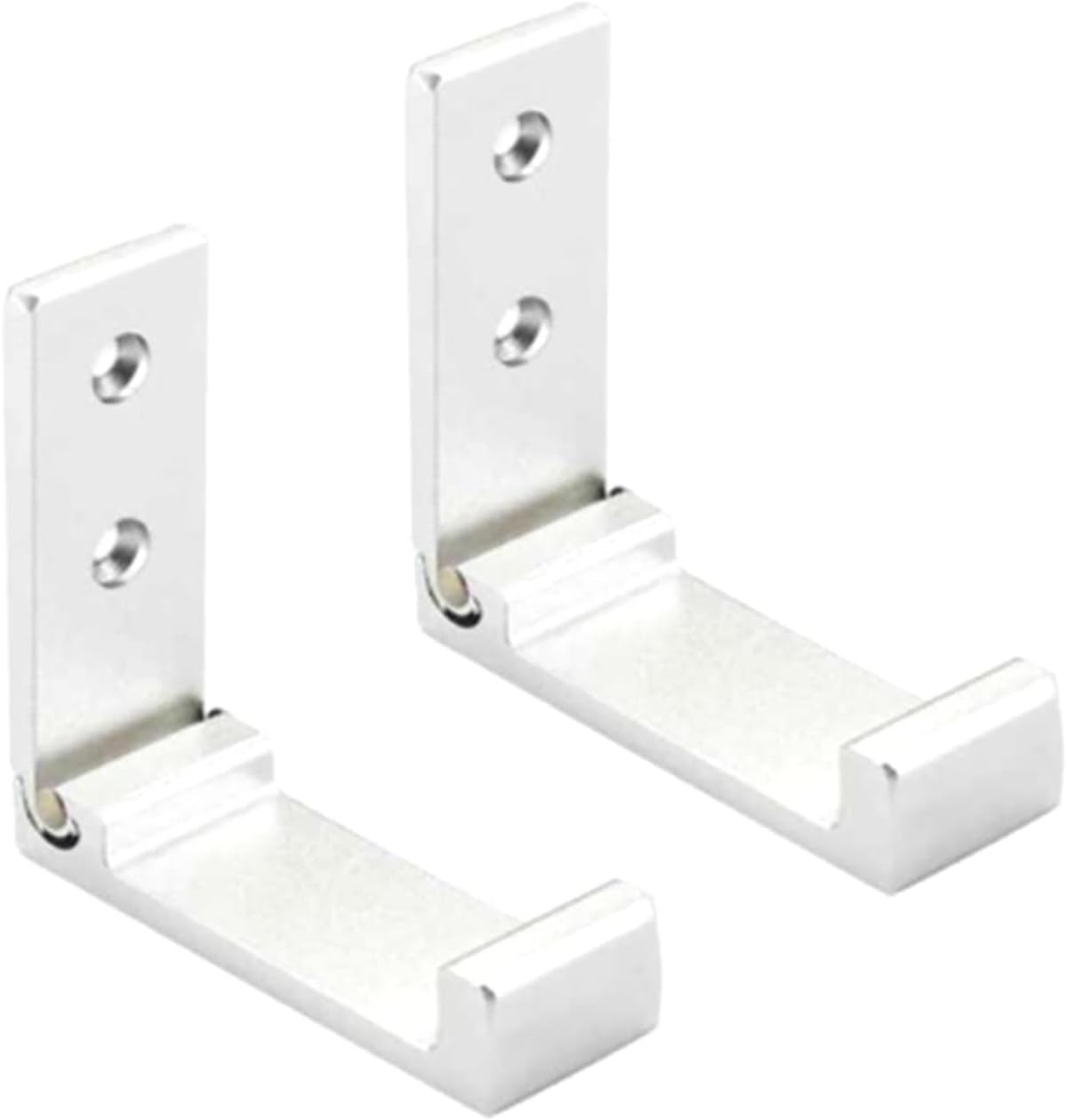 Coat Hooks for Wall Space Aluminum Hole-Free Coat Hook Wall-Mounted Hidden Creative Folding Coat Hanger Metal Hook Wall Mounted Retractable 2pcs Coat Rack