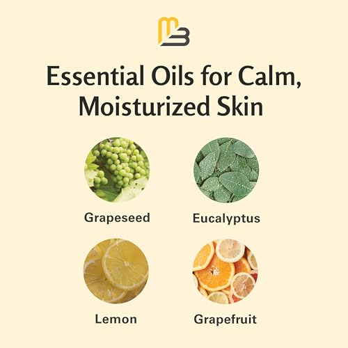 M3 Naturals Firming Body Massage Oil with Collagen & Stem Cell – Helps Smooth The Appearance of Cellulite & Improve Skin Texture – Refreshing Aromatherapy Body Oil for Legs & Full Body – 16 Fl Oz