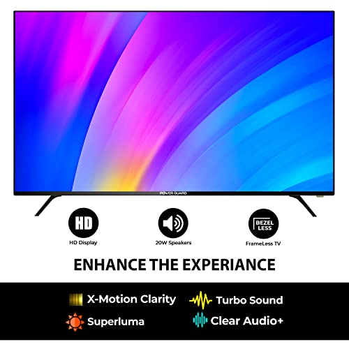 Image of Power Guard 80 cm (32 inches) Frameless HD Ready LED TV PG32N (Black)