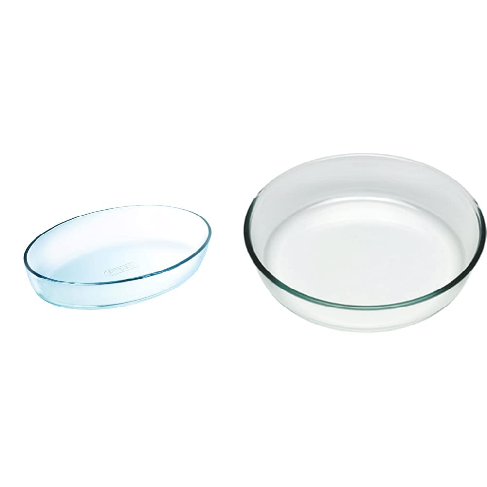 Plat à four ovale Pyrex Essentials 39x27 cm et moule à manqué 26 cm
