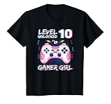 Photo Gallery bambino gamer girl 10 year old level 10 unlocked gamer 10th birthday maglietta Photo Gallery bambino gamer girl 10 year old level 10 unlocked gamer 10th birthday maglietta
